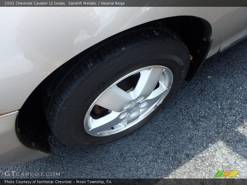 Sandrift Metallic / Neutral Beige 2003 Chevrolet Cavalier LS Sedan