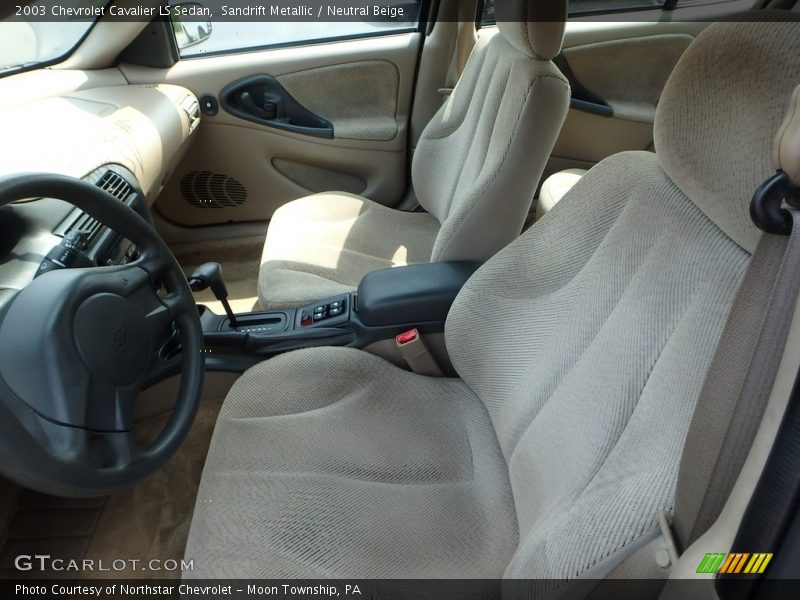 Sandrift Metallic / Neutral Beige 2003 Chevrolet Cavalier LS Sedan