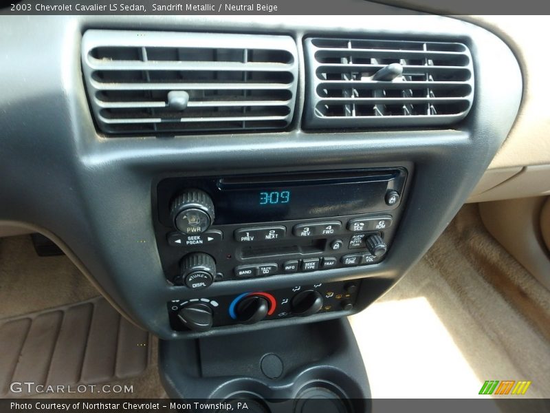 Sandrift Metallic / Neutral Beige 2003 Chevrolet Cavalier LS Sedan