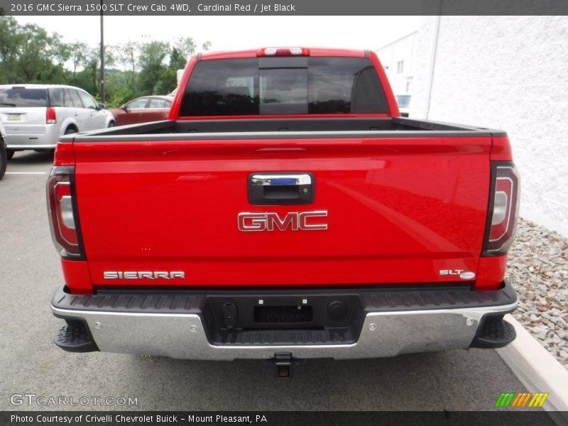 Cardinal Red / Jet Black 2016 GMC Sierra 1500 SLT Crew Cab 4WD