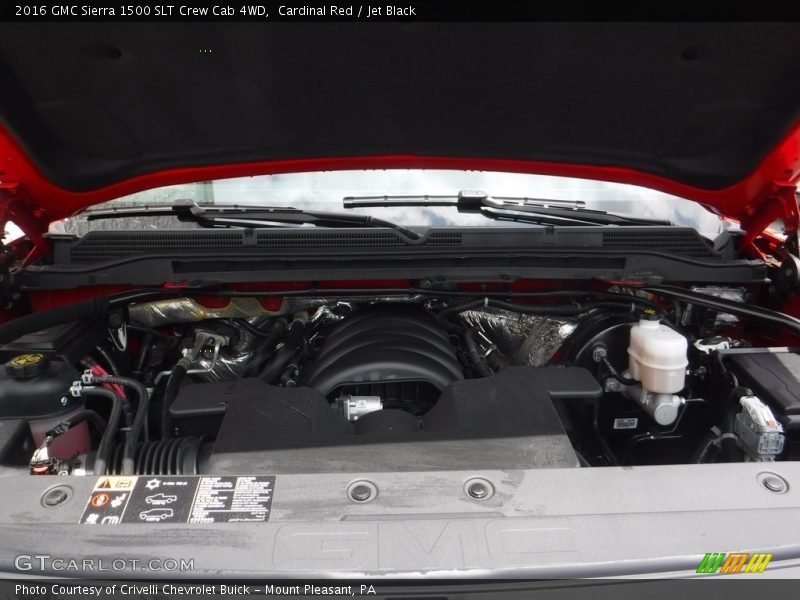 Cardinal Red / Jet Black 2016 GMC Sierra 1500 SLT Crew Cab 4WD