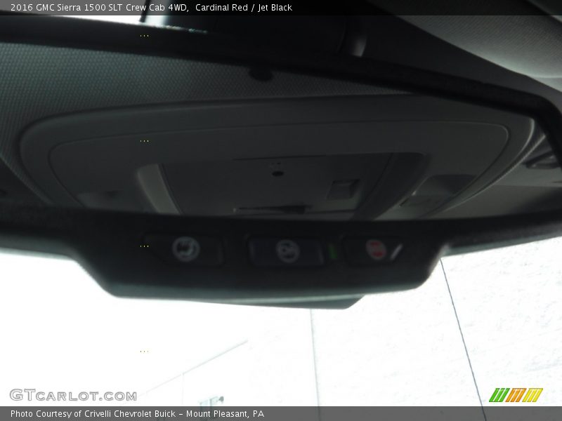 Cardinal Red / Jet Black 2016 GMC Sierra 1500 SLT Crew Cab 4WD