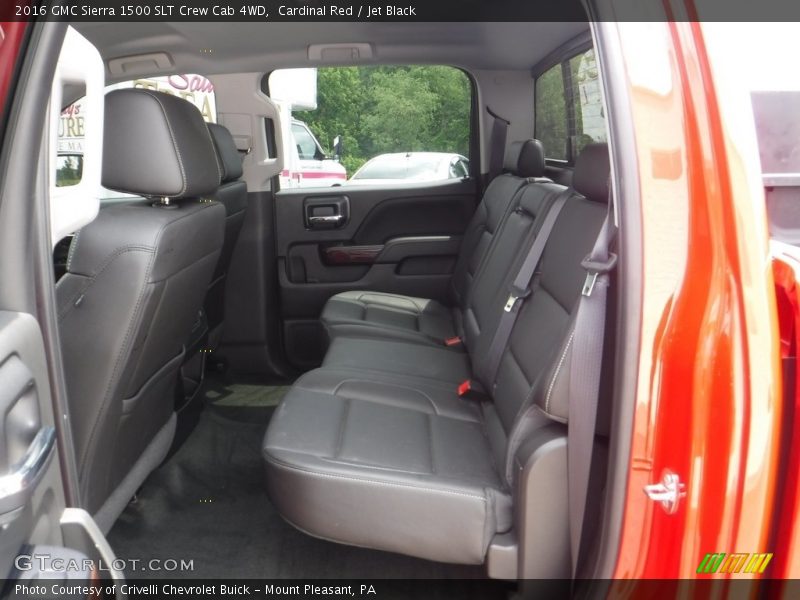 Cardinal Red / Jet Black 2016 GMC Sierra 1500 SLT Crew Cab 4WD