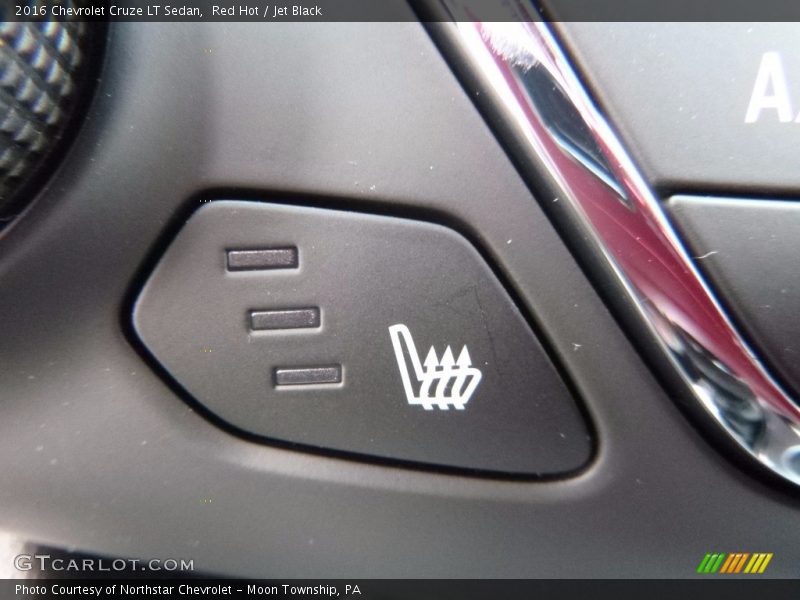 Red Hot / Jet Black 2016 Chevrolet Cruze LT Sedan