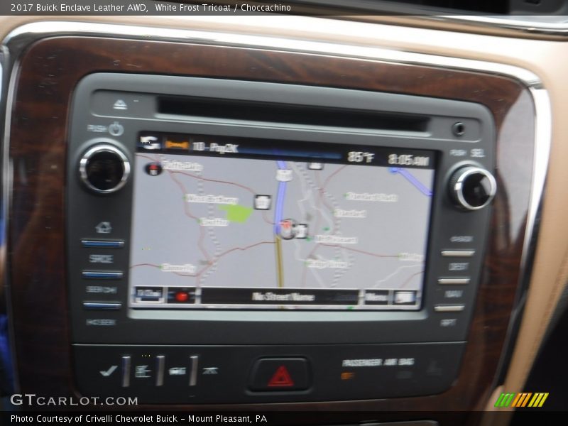 Navigation of 2017 Enclave Leather AWD