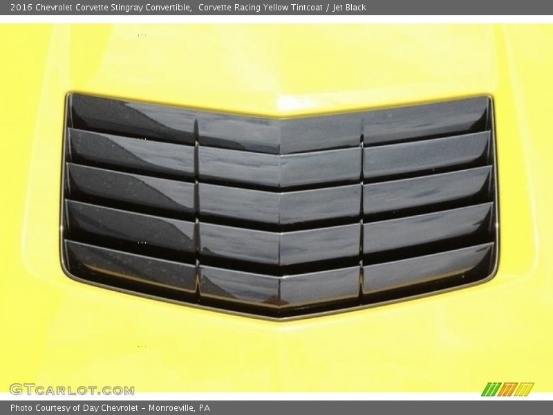Corvette Racing Yellow Tintcoat / Jet Black 2016 Chevrolet Corvette Stingray Convertible