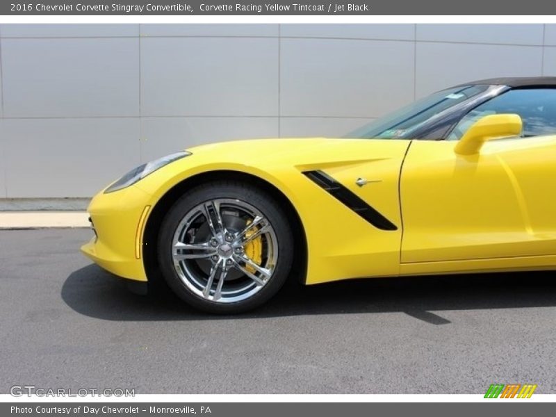 Corvette Racing Yellow Tintcoat / Jet Black 2016 Chevrolet Corvette Stingray Convertible