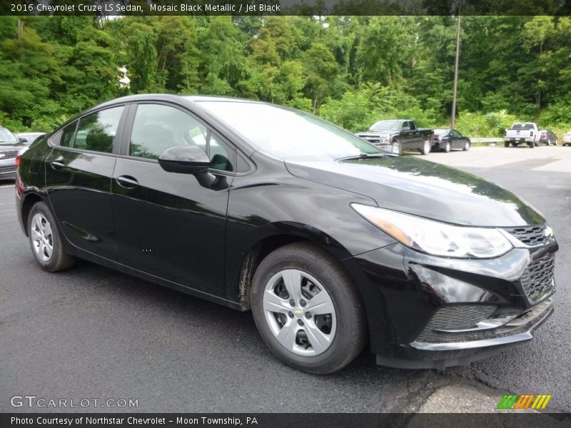 Mosaic Black Metallic / Jet Black 2016 Chevrolet Cruze LS Sedan