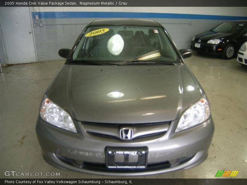 Magnesium Metallic / Gray 2005 Honda Civic Value Package Sedan