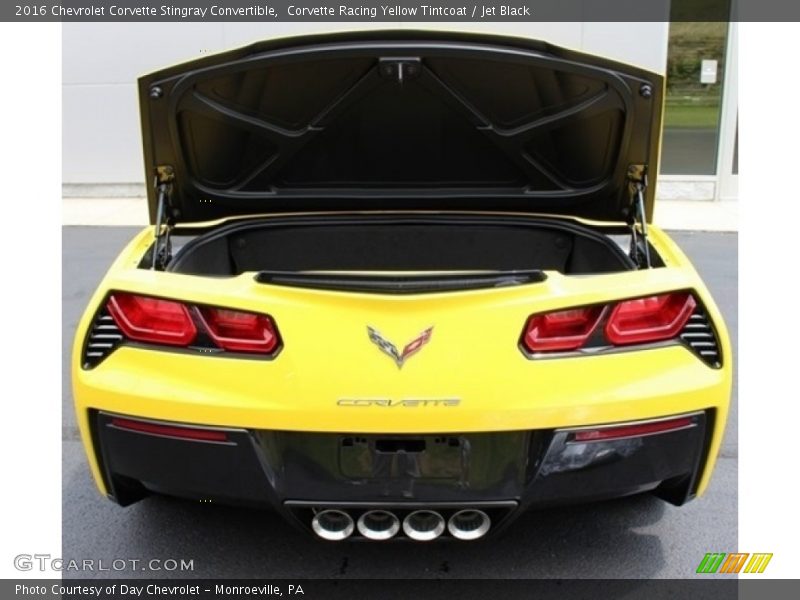 Corvette Racing Yellow Tintcoat / Jet Black 2016 Chevrolet Corvette Stingray Convertible