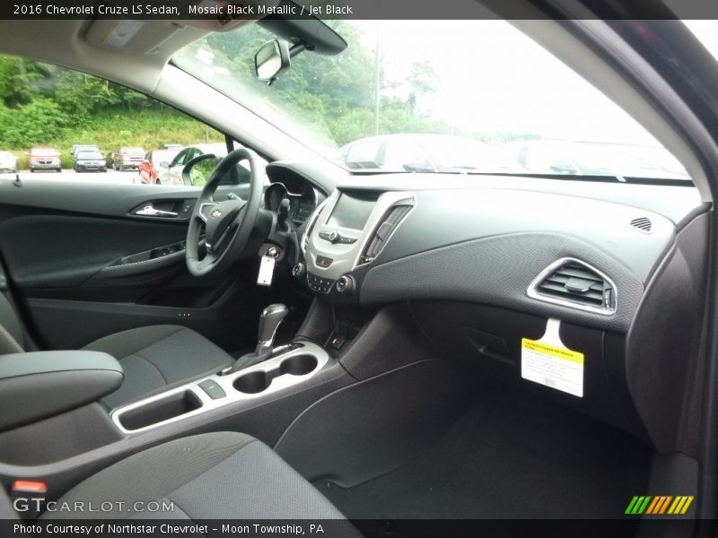 Mosaic Black Metallic / Jet Black 2016 Chevrolet Cruze LS Sedan