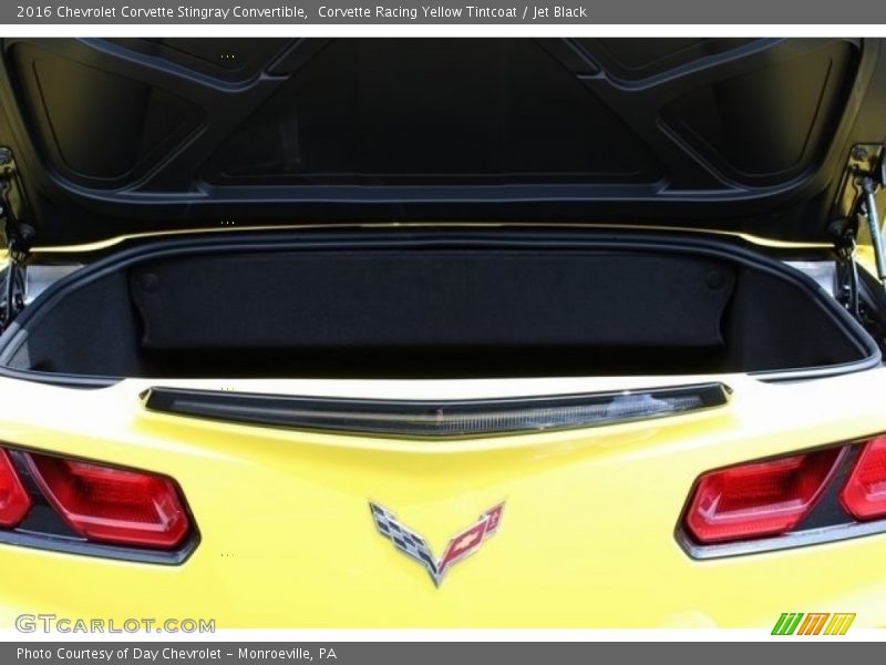 Corvette Racing Yellow Tintcoat / Jet Black 2016 Chevrolet Corvette Stingray Convertible