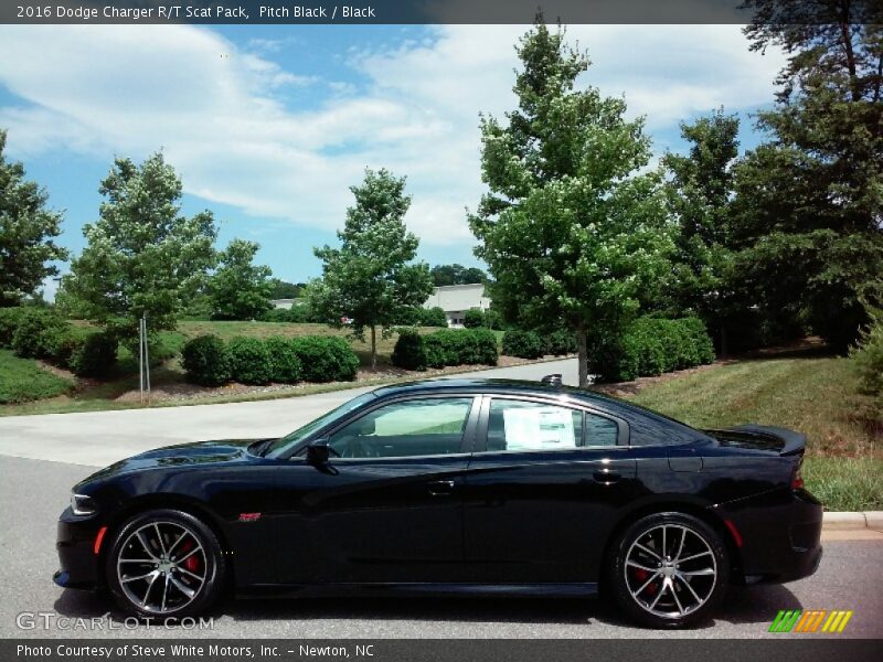 Pitch Black / Black 2016 Dodge Charger R/T Scat Pack