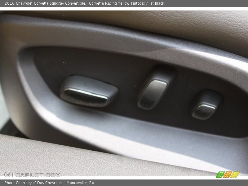 Corvette Racing Yellow Tintcoat / Jet Black 2016 Chevrolet Corvette Stingray Convertible