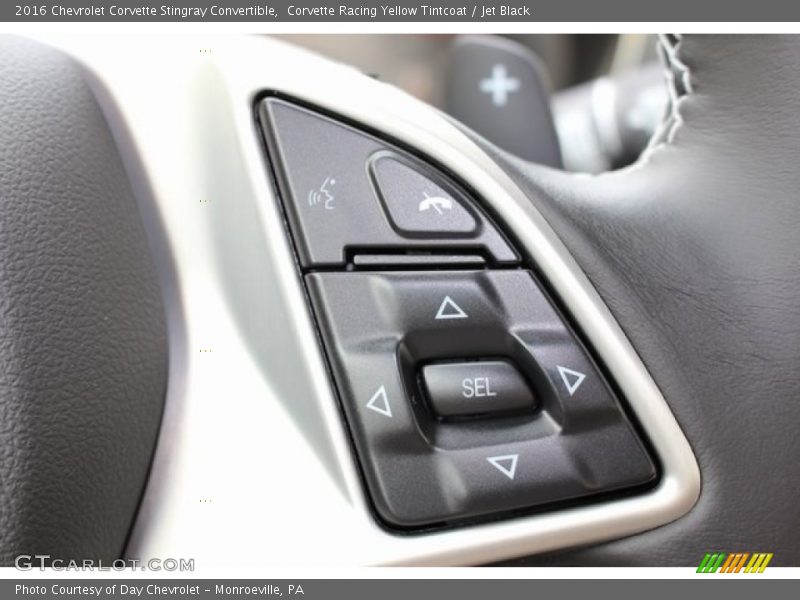 Corvette Racing Yellow Tintcoat / Jet Black 2016 Chevrolet Corvette Stingray Convertible