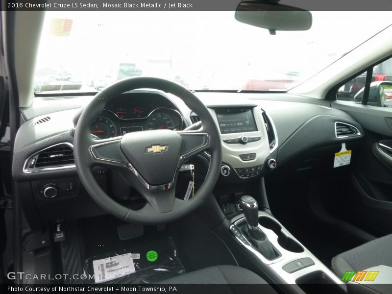 Mosaic Black Metallic / Jet Black 2016 Chevrolet Cruze LS Sedan