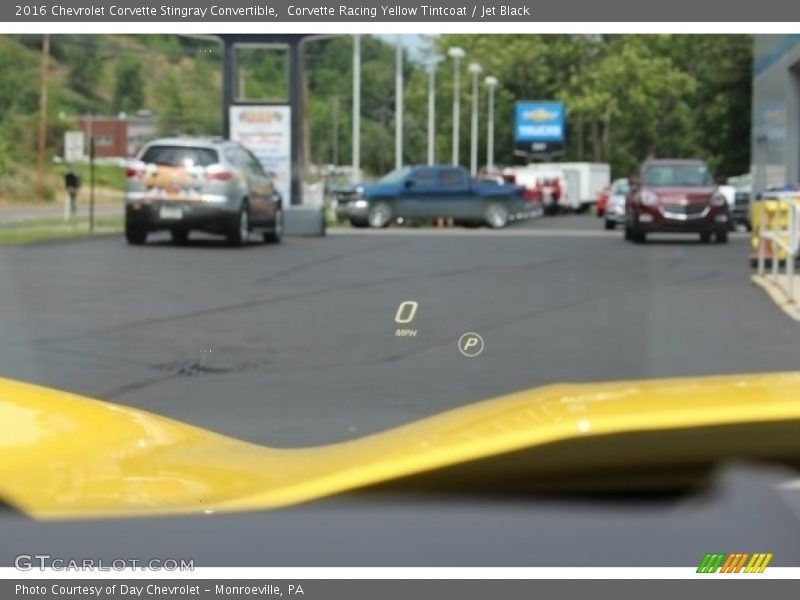 Corvette Racing Yellow Tintcoat / Jet Black 2016 Chevrolet Corvette Stingray Convertible