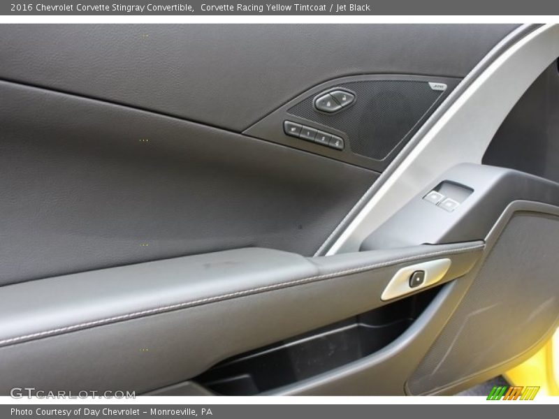 Corvette Racing Yellow Tintcoat / Jet Black 2016 Chevrolet Corvette Stingray Convertible