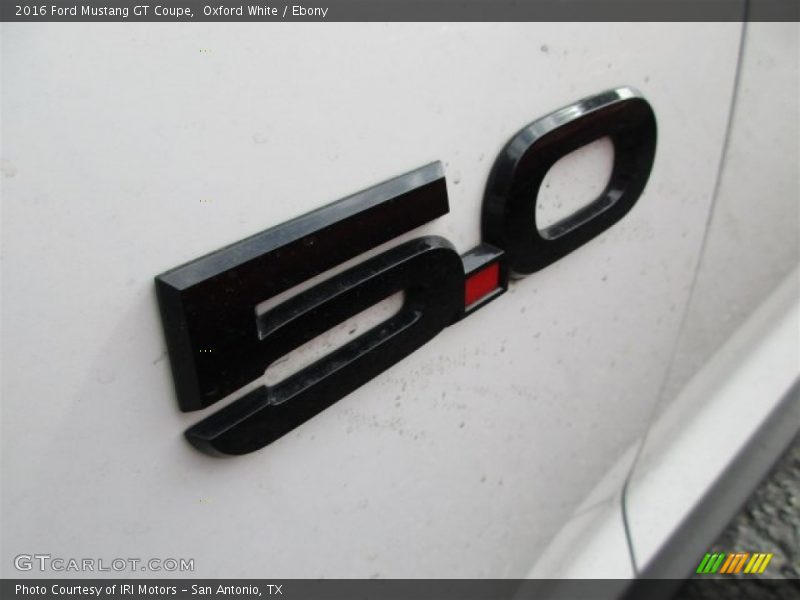 Oxford White / Ebony 2016 Ford Mustang GT Coupe