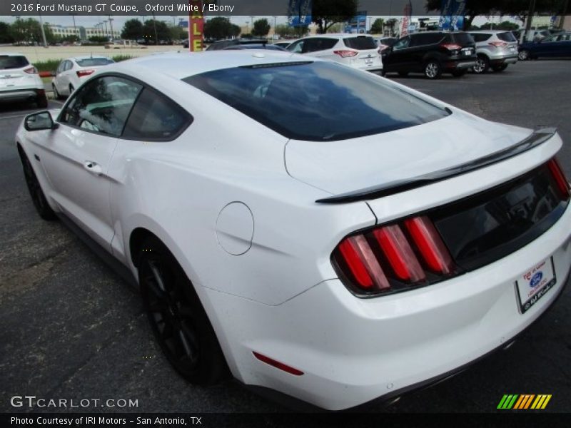 Oxford White / Ebony 2016 Ford Mustang GT Coupe