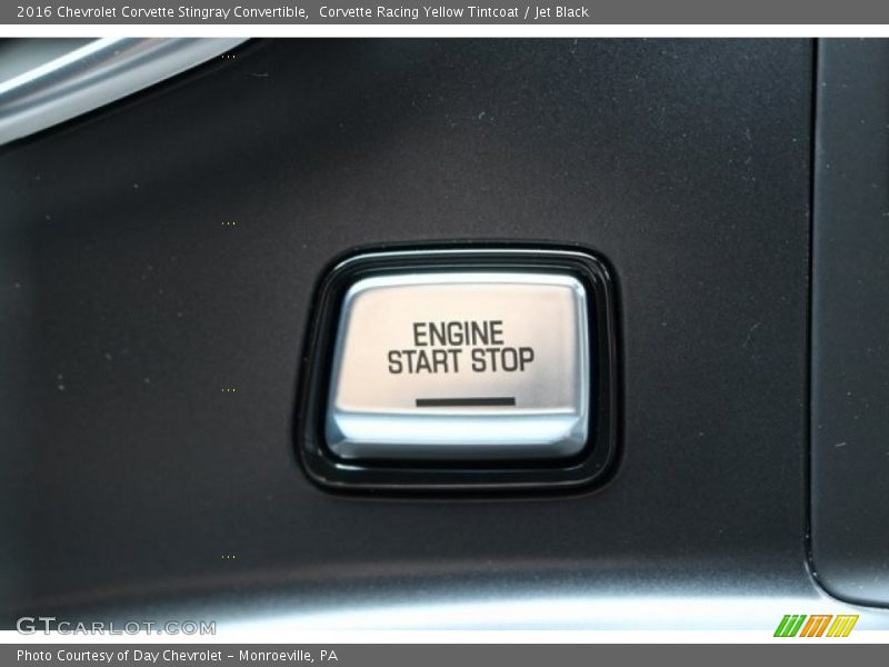 Corvette Racing Yellow Tintcoat / Jet Black 2016 Chevrolet Corvette Stingray Convertible
