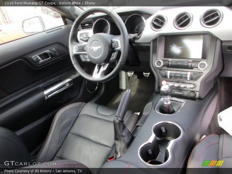 Oxford White / Ebony 2016 Ford Mustang GT Coupe