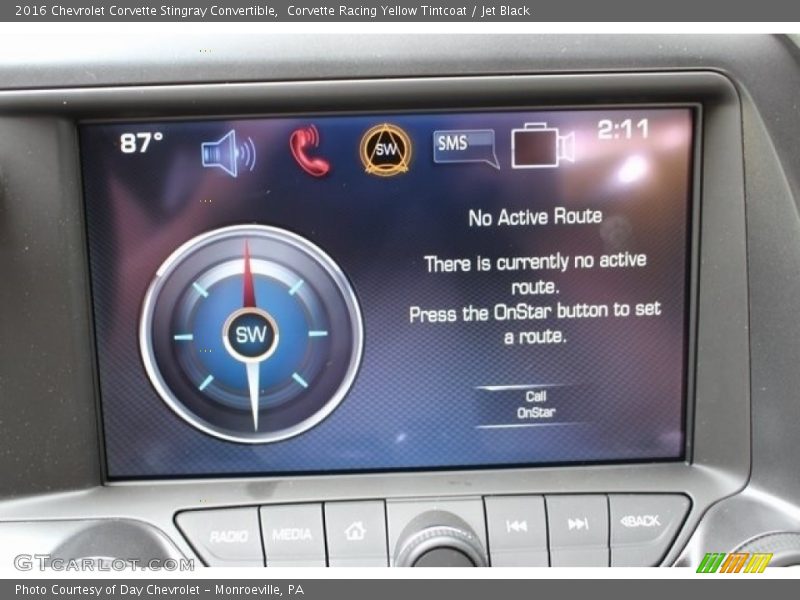 Corvette Racing Yellow Tintcoat / Jet Black 2016 Chevrolet Corvette Stingray Convertible