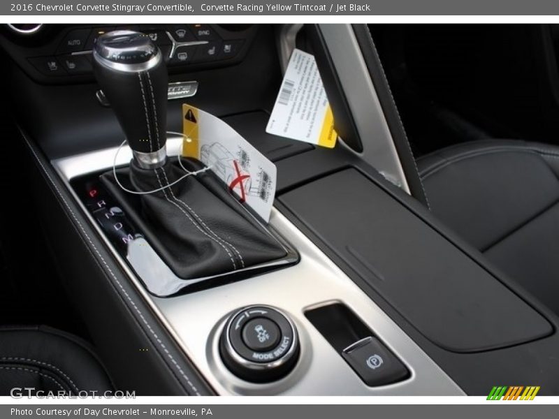 Corvette Racing Yellow Tintcoat / Jet Black 2016 Chevrolet Corvette Stingray Convertible