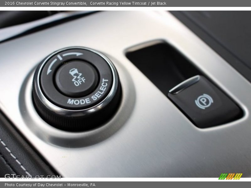 Corvette Racing Yellow Tintcoat / Jet Black 2016 Chevrolet Corvette Stingray Convertible