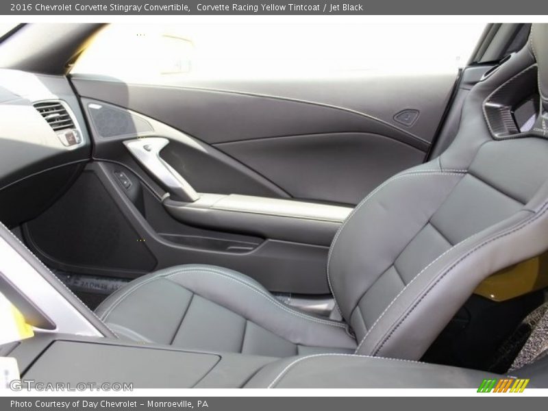 Corvette Racing Yellow Tintcoat / Jet Black 2016 Chevrolet Corvette Stingray Convertible