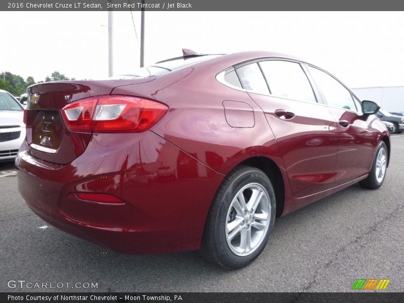 Siren Red Tintcoat / Jet Black 2016 Chevrolet Cruze LT Sedan
