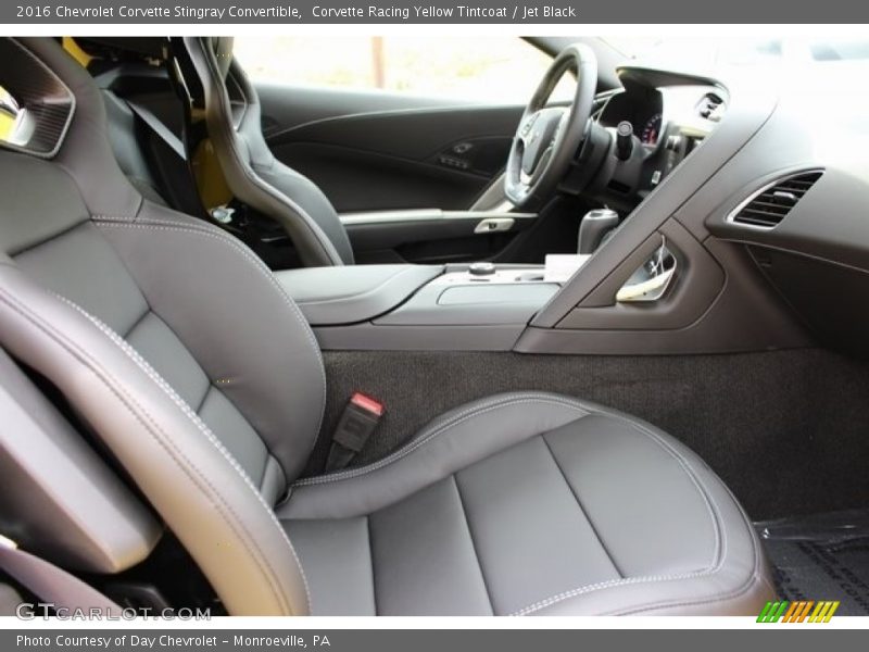 Corvette Racing Yellow Tintcoat / Jet Black 2016 Chevrolet Corvette Stingray Convertible