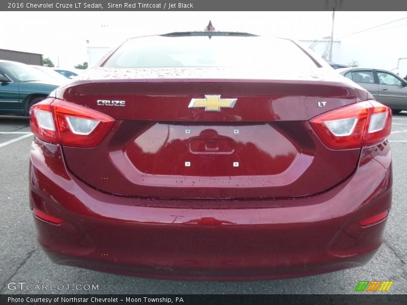 Siren Red Tintcoat / Jet Black 2016 Chevrolet Cruze LT Sedan