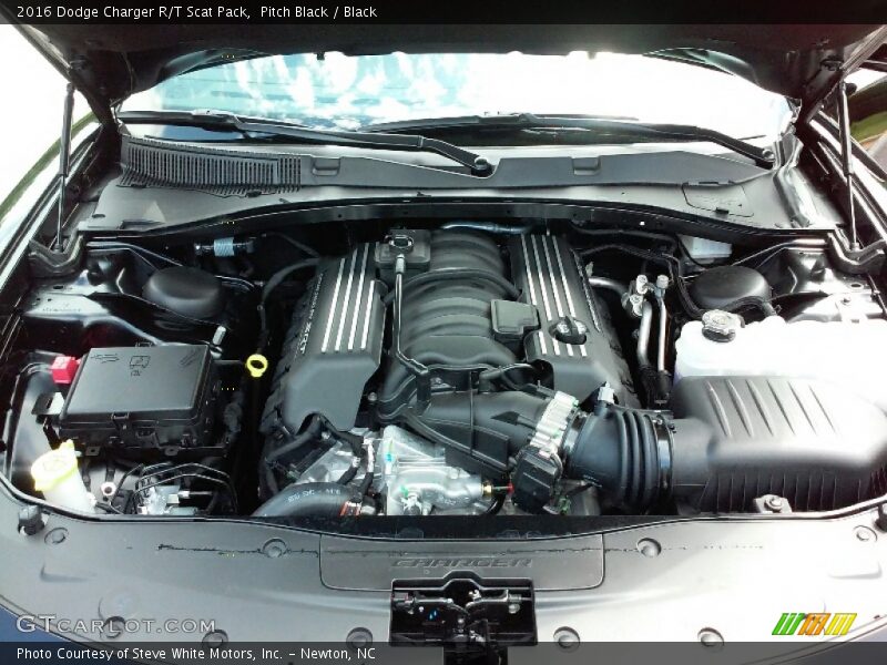 Pitch Black / Black 2016 Dodge Charger R/T Scat Pack