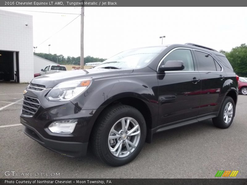 Tungsten Metallic / Jet Black 2016 Chevrolet Equinox LT AWD