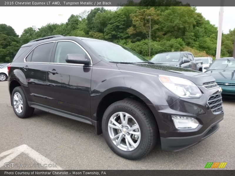 Tungsten Metallic / Jet Black 2016 Chevrolet Equinox LT AWD