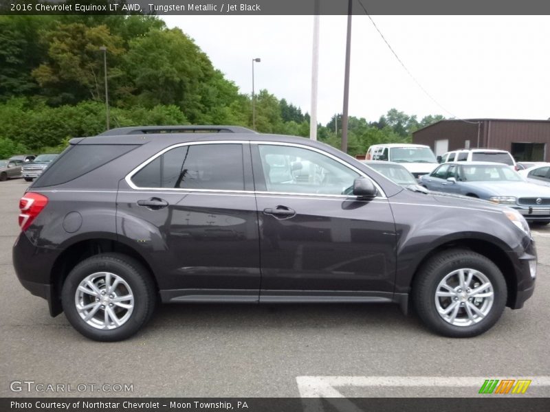 Tungsten Metallic / Jet Black 2016 Chevrolet Equinox LT AWD