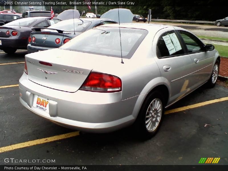 Brilliant Silver Metallic / Dark Slate Gray 2005 Chrysler Sebring Touring Sedan