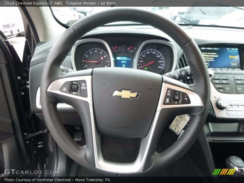 Tungsten Metallic / Jet Black 2016 Chevrolet Equinox LT AWD