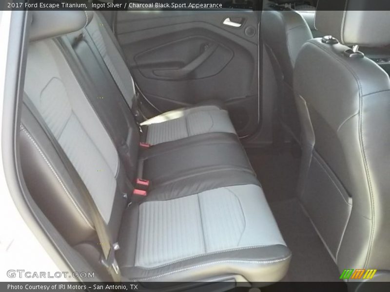 Ingot Silver / Charcoal Black Sport Appearance 2017 Ford Escape Titanium