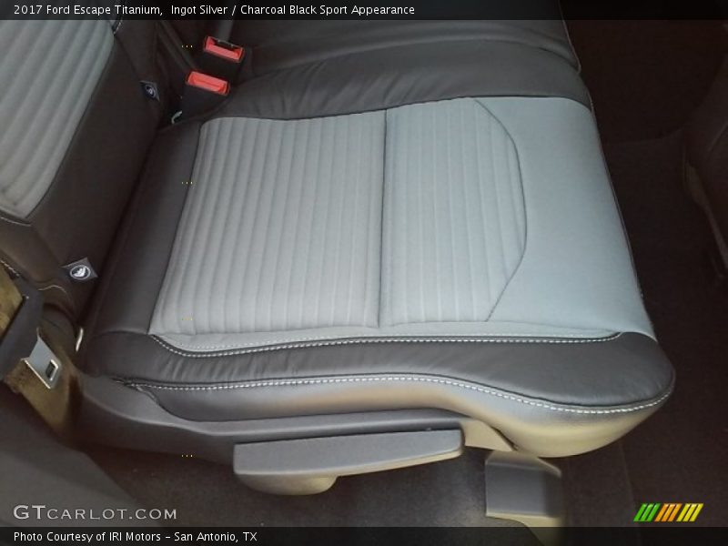 Ingot Silver / Charcoal Black Sport Appearance 2017 Ford Escape Titanium