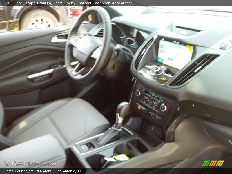 Ingot Silver / Charcoal Black Sport Appearance 2017 Ford Escape Titanium