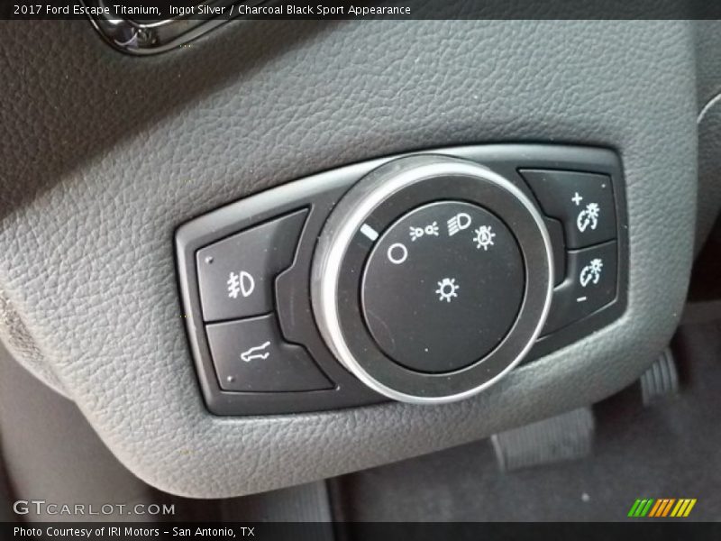 Ingot Silver / Charcoal Black Sport Appearance 2017 Ford Escape Titanium