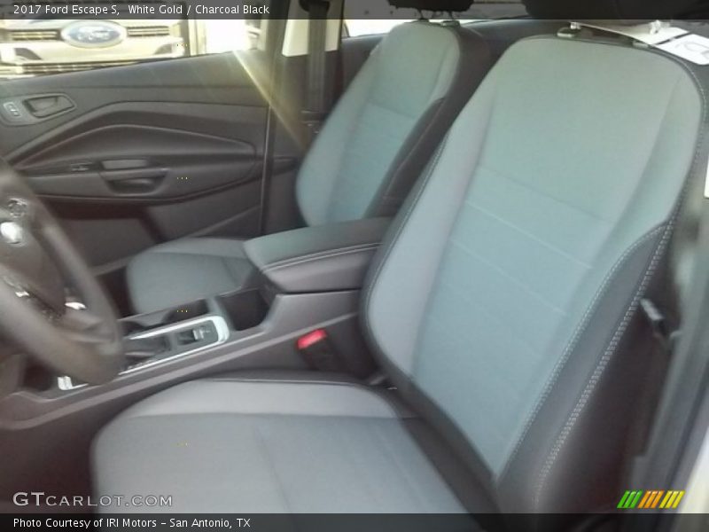 White Gold / Charcoal Black 2017 Ford Escape S