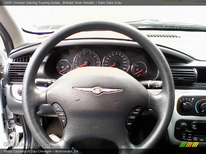 Brilliant Silver Metallic / Dark Slate Gray 2005 Chrysler Sebring Touring Sedan