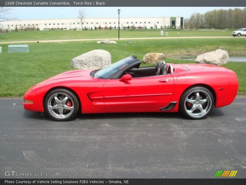 Torch Red / Black 1998 Chevrolet Corvette Convertible