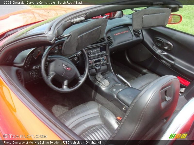 Torch Red / Black 1998 Chevrolet Corvette Convertible