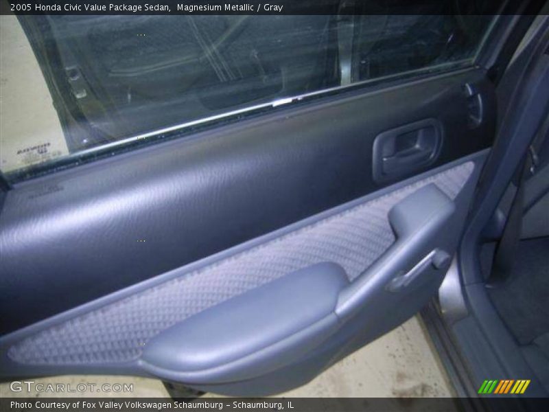 Magnesium Metallic / Gray 2005 Honda Civic Value Package Sedan
