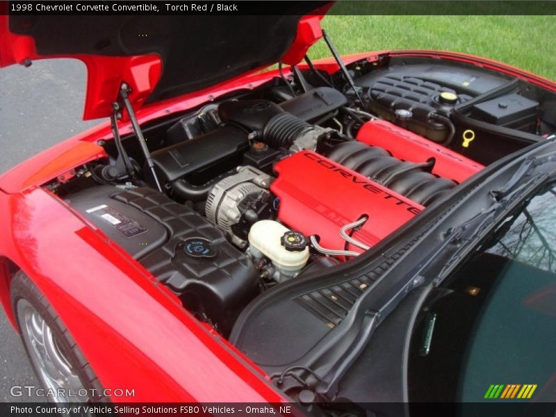 Torch Red / Black 1998 Chevrolet Corvette Convertible