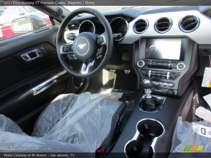 Magnetic / Ebony 2017 Ford Mustang GT Premium Coupe